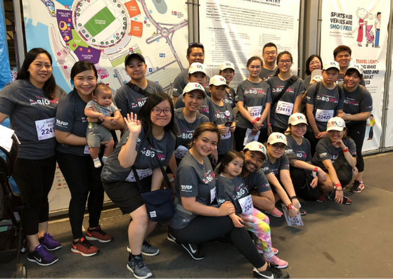 ManpowerGroup team at The New Paper Big Walk 2018